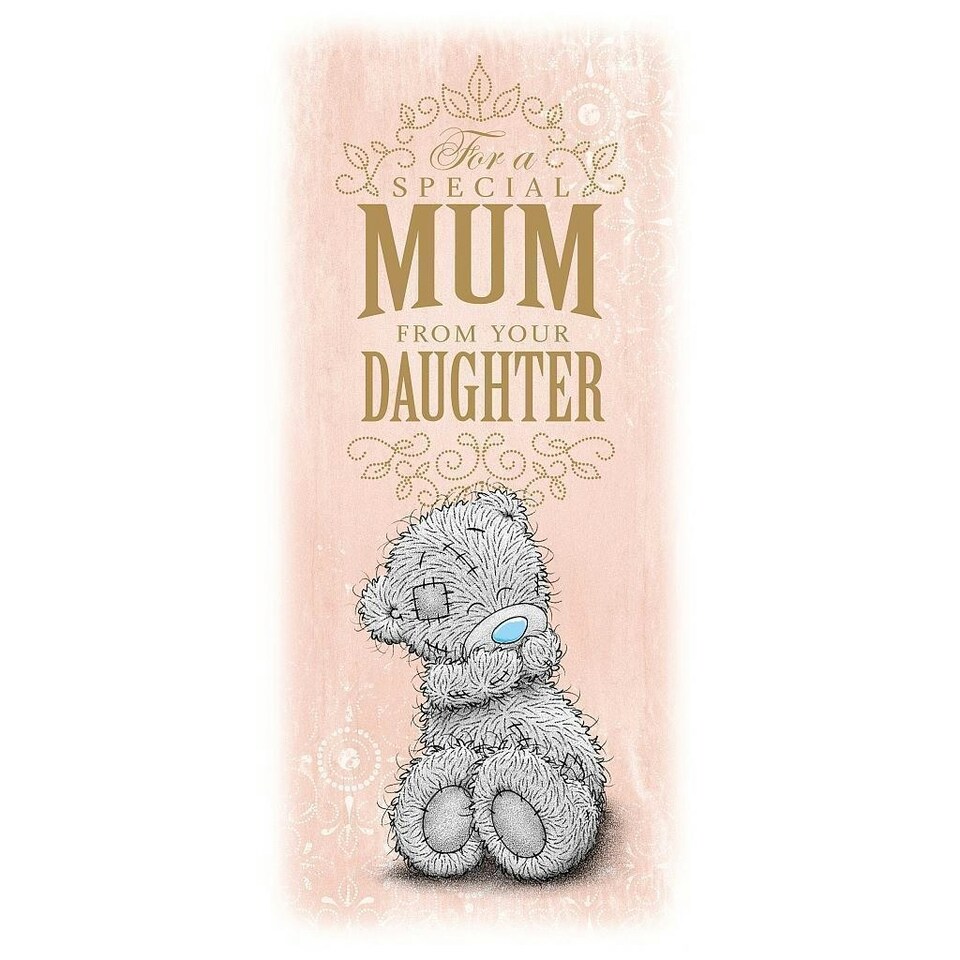 image 1 of Me to You Special Mum From Your Daughter Mothers Day Card Tatty Teddy Bear