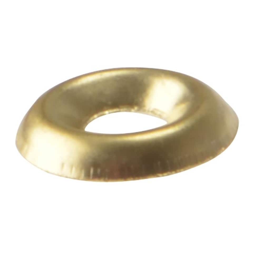 Forgefix Screw Cup Washers, Polished Brass - Polished Brass - Polished No.10