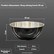 image 2 of Buckingham Stainless Steel Deep Mixing Bowl 20 cm, Black
