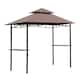 image 1 of Outsunny 2.5x1.5m Grill Gazebo Canopy, Double Tiered Outdoor BBQ Gazebo Shelter with 2 Side Shelves for Garden, Patio, Barbecue, Picnic, Coffee