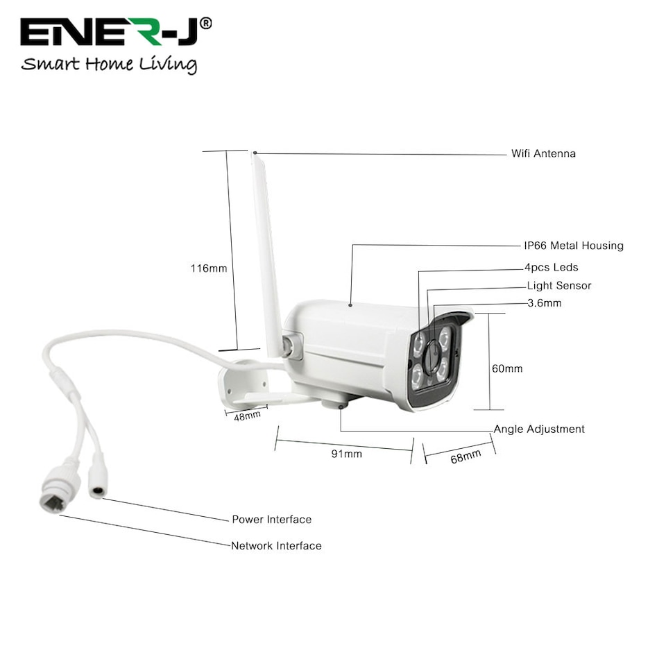 image 1 of Additional Outdoor IP Camera for IPC1030 Kit