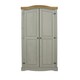 image 2 of Corona Grey, 2 Door Wardrobe Grey