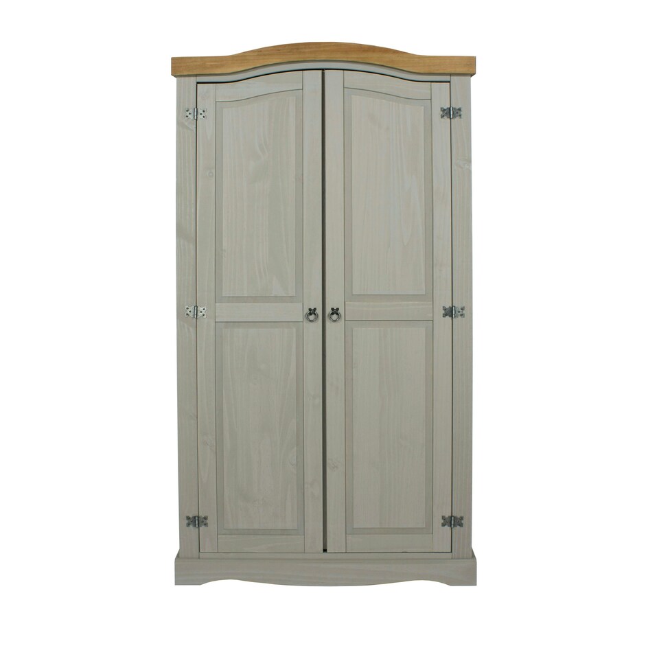 image 1 of Corona Grey, 2 Door Wardrobe Grey