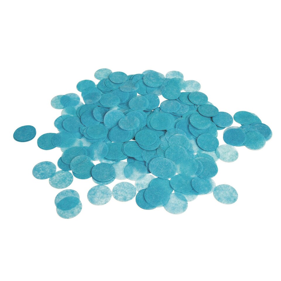 Bristol Novelty Round Paper Confetti - Turquoise - 22g