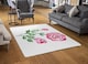 image 2 of Rose Print Rug | Multi