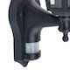 image 3 of Eversham - Black Six Sided Lantern Motion Sensor Outdoor Light | Black | Clear | 1
