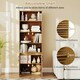 image 7 of COSTWAY 178 CM Bookcase 6-tier Modern Style Storage Natural Yellow