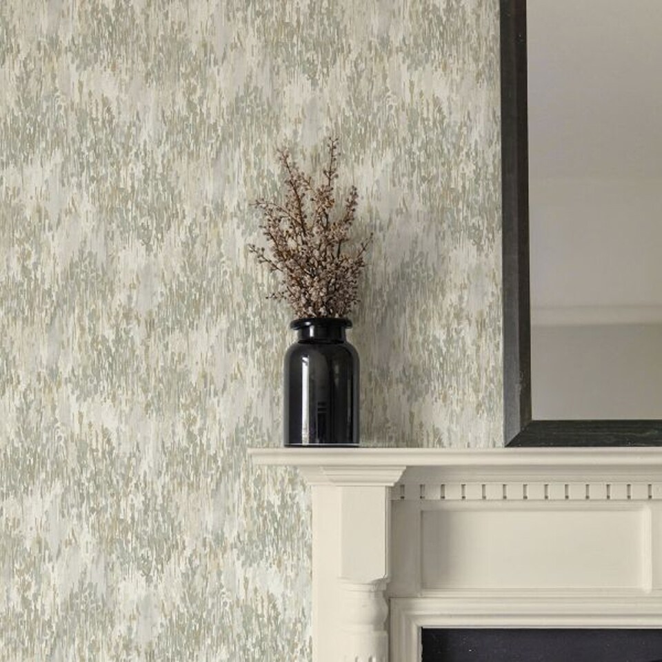 image 1 of Grandeco Abstract Grasses Textured Wallpaper | Green | Green | 1