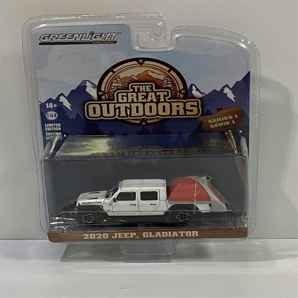 image 1 of 2020 Jeep Gladiator Great Outdoors Series 1:64 Greenlight 38010D