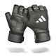 image 1 of Adidas Wrist Wrap Training Gloves Black | XL