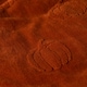 image 4 of OHS Pumpkin Tufted Soft Cosy Plush Winter Warm Teddy Fleece Duvet Cover and Pillowcase Bedding Set Orange | Burnt Orange | Double