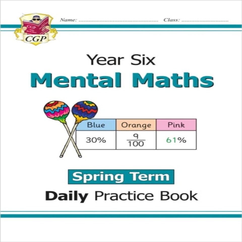 Ks2 Mental Maths Year 6 Daily Practice Book: Spring Term