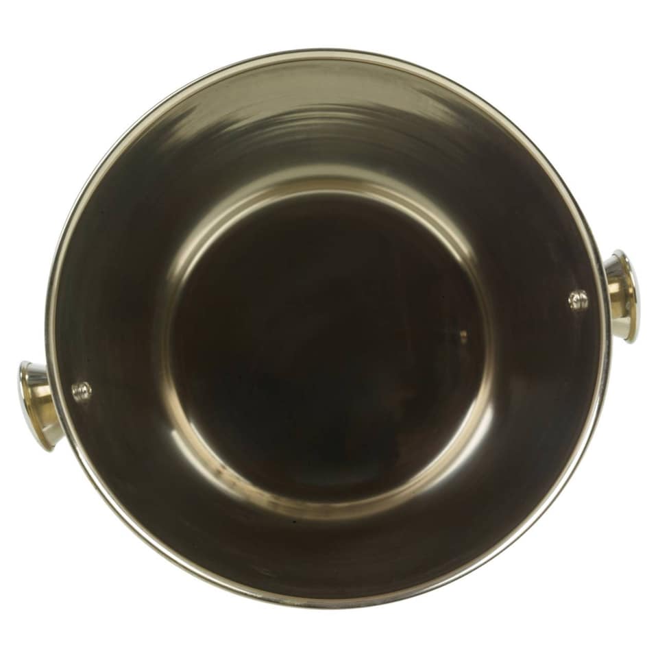 image 1 of Gold Stainless Steel Champagne Ice Bucket Ribbed | Gold | Gold | 1