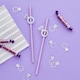 image 2 of Diamond Paper Straws - Pack of 20