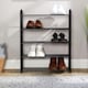 image 4 of 4 or 5 Tier Shoe Storage Rack Footwear Stand Shelf Hallway Entryway Organiser | Black