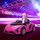 image 2 of HOMCOM Lamborghini Sian Licensed 12V Electric Car for Kids 2 Motors Toy Car with Remote Control Music Lights MP3 for 3-5 Years Pink