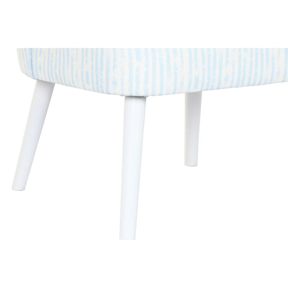 image 1 of Armchair DKD Home Decor 73 x 67 x 85 cm Blue Wood White Blue