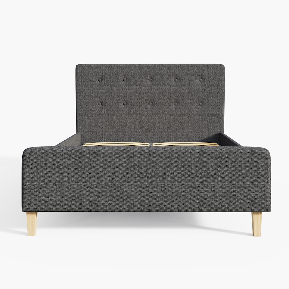 image 1 of Ashbourne Ottoman Storage Bed Double Dark Grey | Grey | Dark Grey