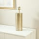image 2 of ValueLights Lexy Antique Brass Single Stem Dimmable Touch Table Lamp Base