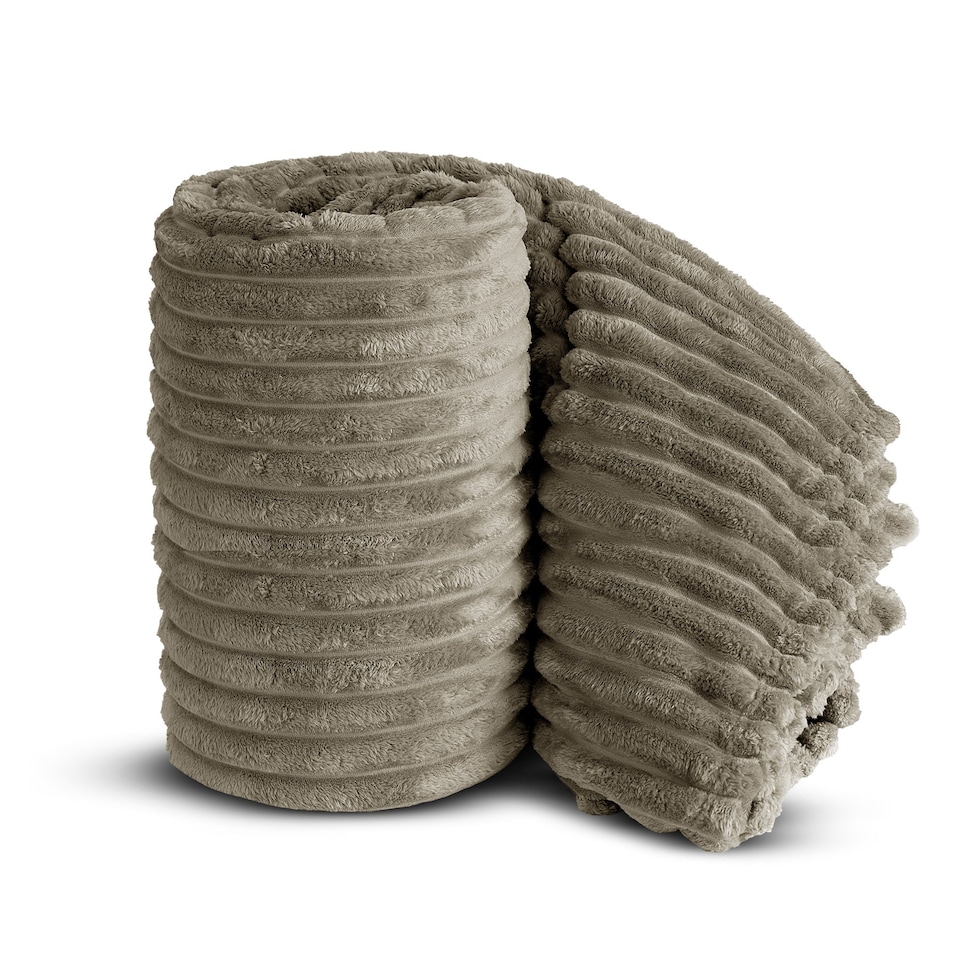 Velosso Super Soft Chunky Cord Blanket Throw