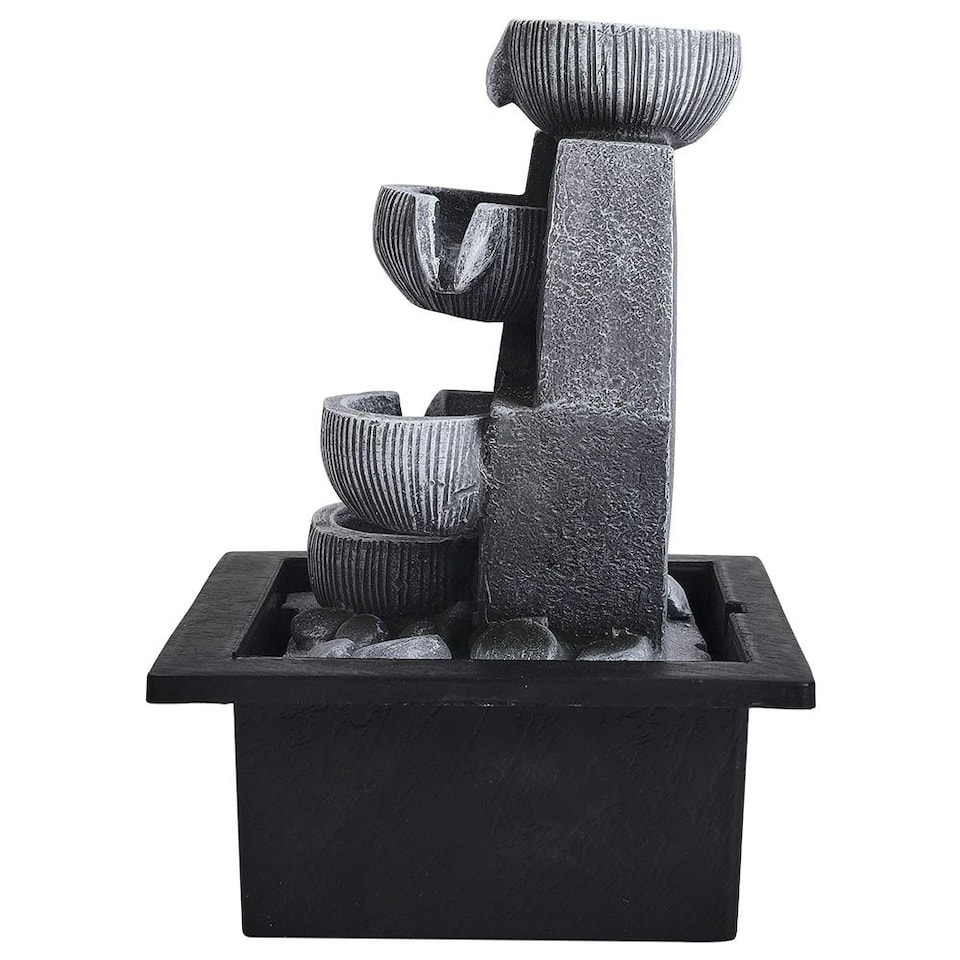 image 1 of Living and Home Garden Resin Fountain with LED Light