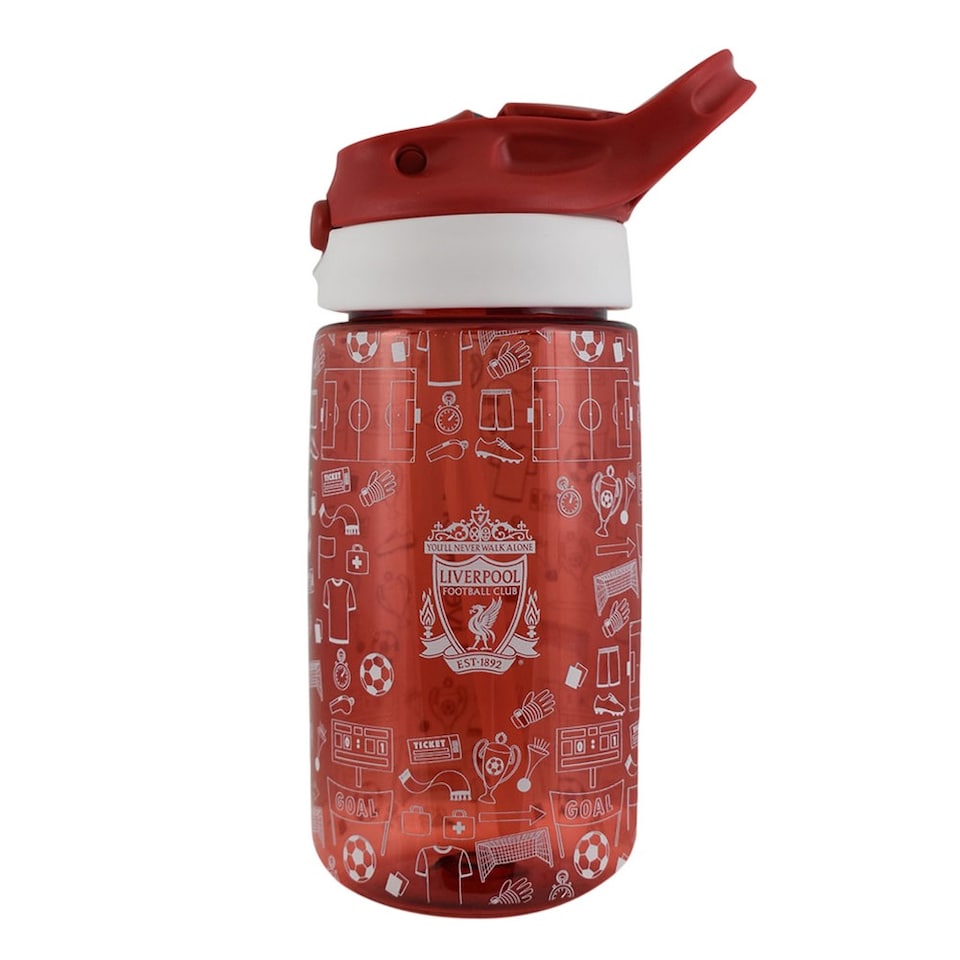 image 1 of Liverpool FC Childrens/Kids 480ml Water Bottle | Red | Red | 1