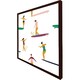 image 3 of Female surfers (Picture Frame) Brown | Oak | S