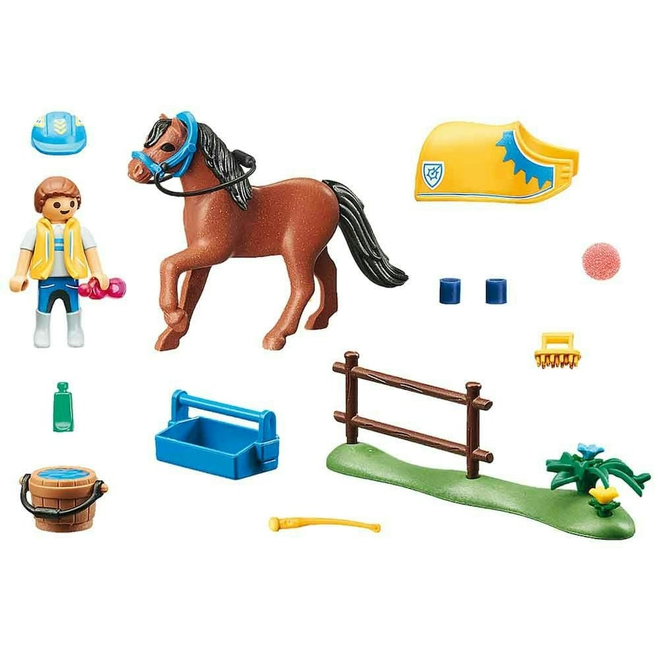image 1 of Playmobil Country Collectible Welsh Pony Figure Pack with Accessories