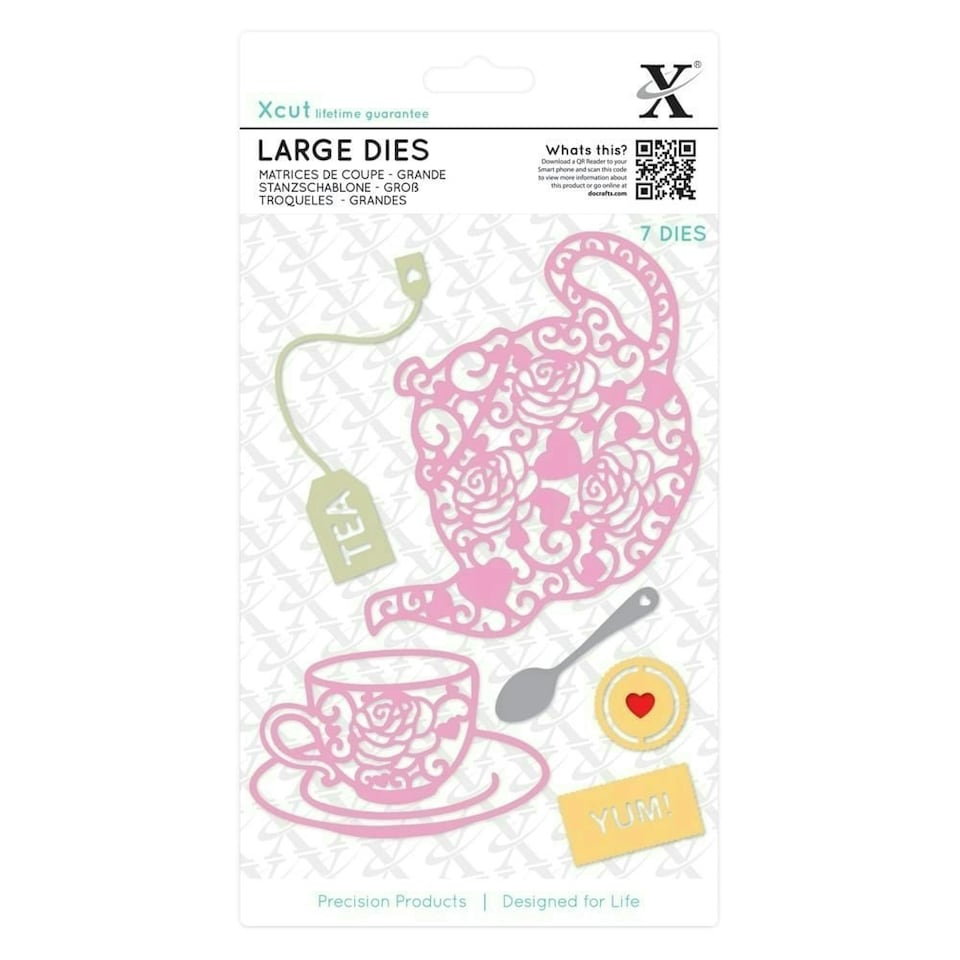 Large Dies (7pcs) - Filigree Tea Time