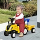image 2 of HOMCOM Ride On Tractor Toddler Walker Foot To Floor Slider 12-36 Months Yellow