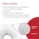 image 5 of SPARES2GO Cooker Hood Vent Hose 6 Metre 5" 5.9" Duct Pipe Extension Threaded Coupler Connector Ring Kit White