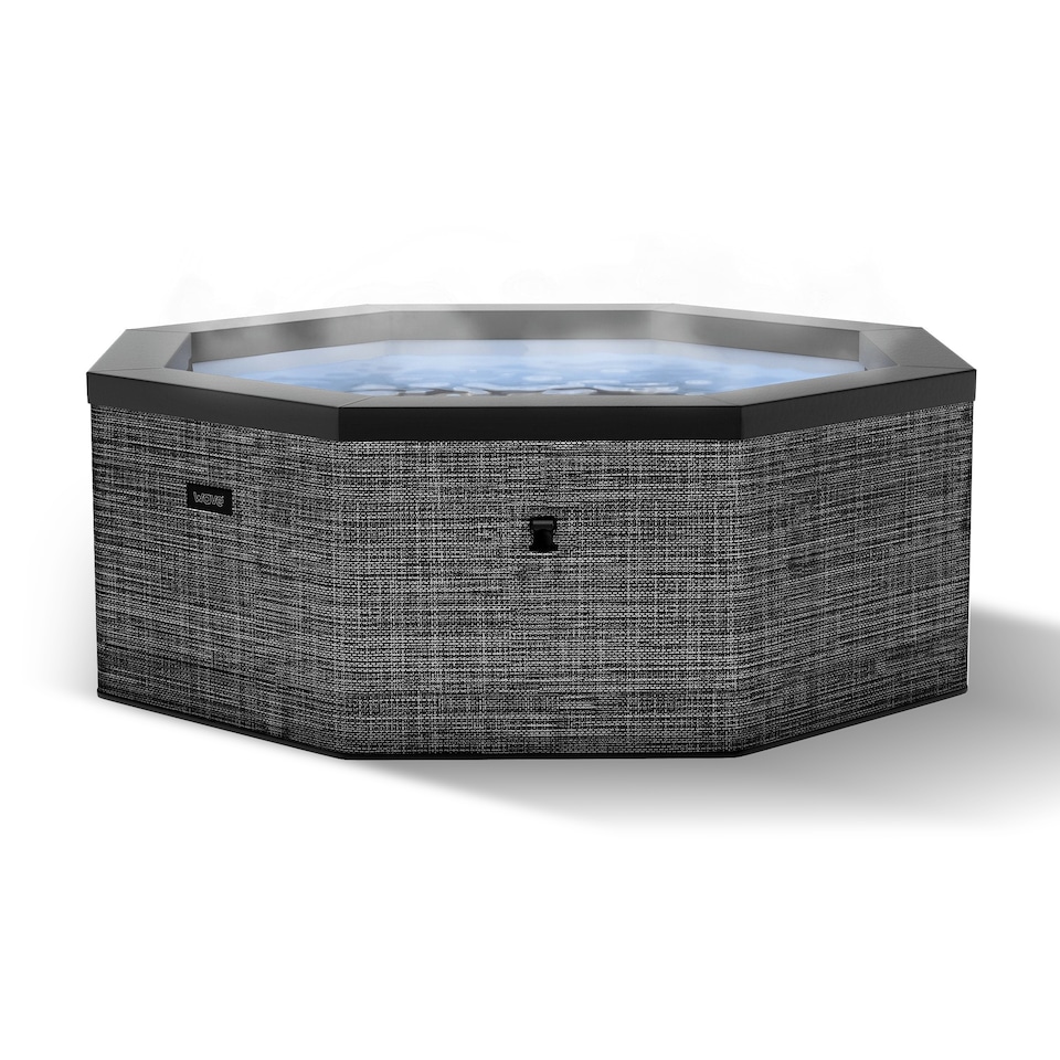 image 1 of Wave Como 6 Person Eco Foam Hot Tub, Flint Grey