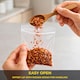 image 5 of 200 Clear Zip Seal Bags 3.5x4.5 Inch Resealable Pouches | Clear