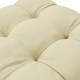 image 10 of Outsunny Set of 4 Outdoor Seat Cushion with Ties, for Garden Furniture, Beige White | Beige