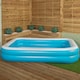 image 2 of 2.6m x 1.7m Jumbo Rectangular Inflatable Garden Paddling Water Pool