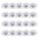 image 1 of Set of 20 Matt White Fire Rated 6W LED 3000K Recessed Downlights