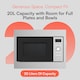image 5 of Cookology Built-In Microwave 800W Integrated 20L - CBM20LSS Stainless Steel