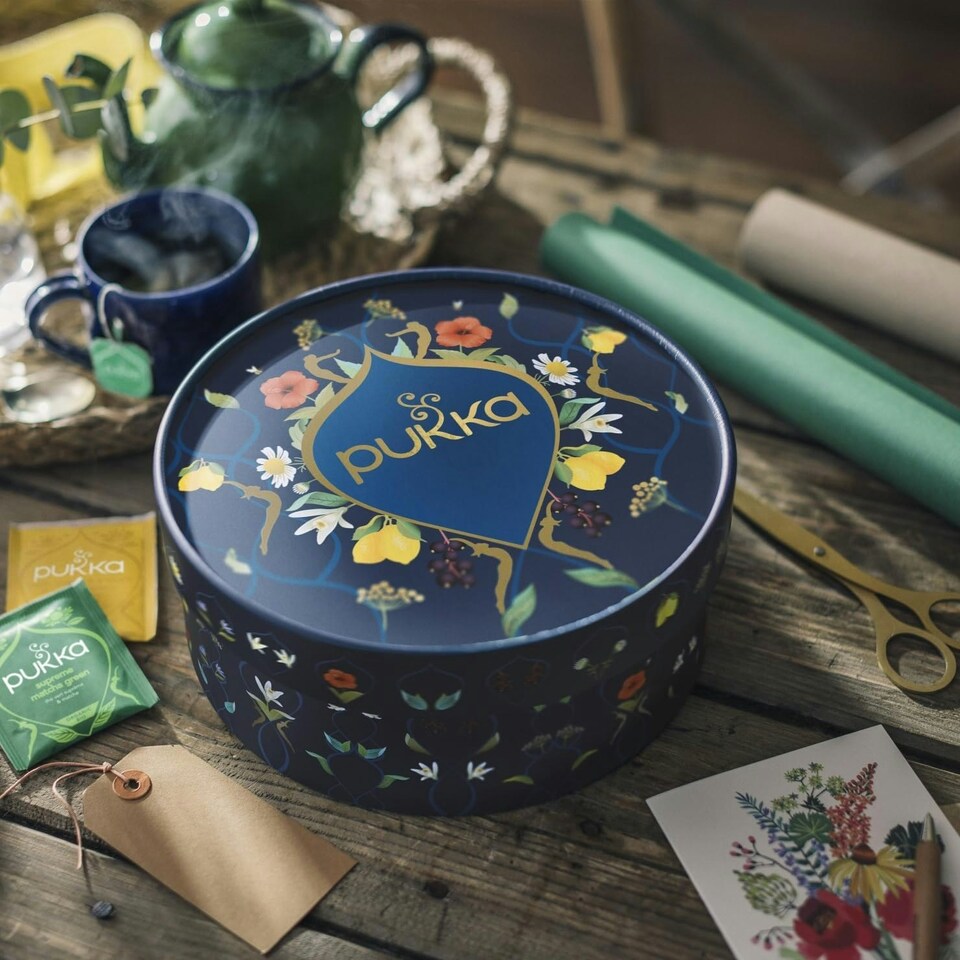 image 1 of Pukka Herbs Luxury Organic Herbal Tea Gift Set, 90 Teabags, 6 Distinct Flavours