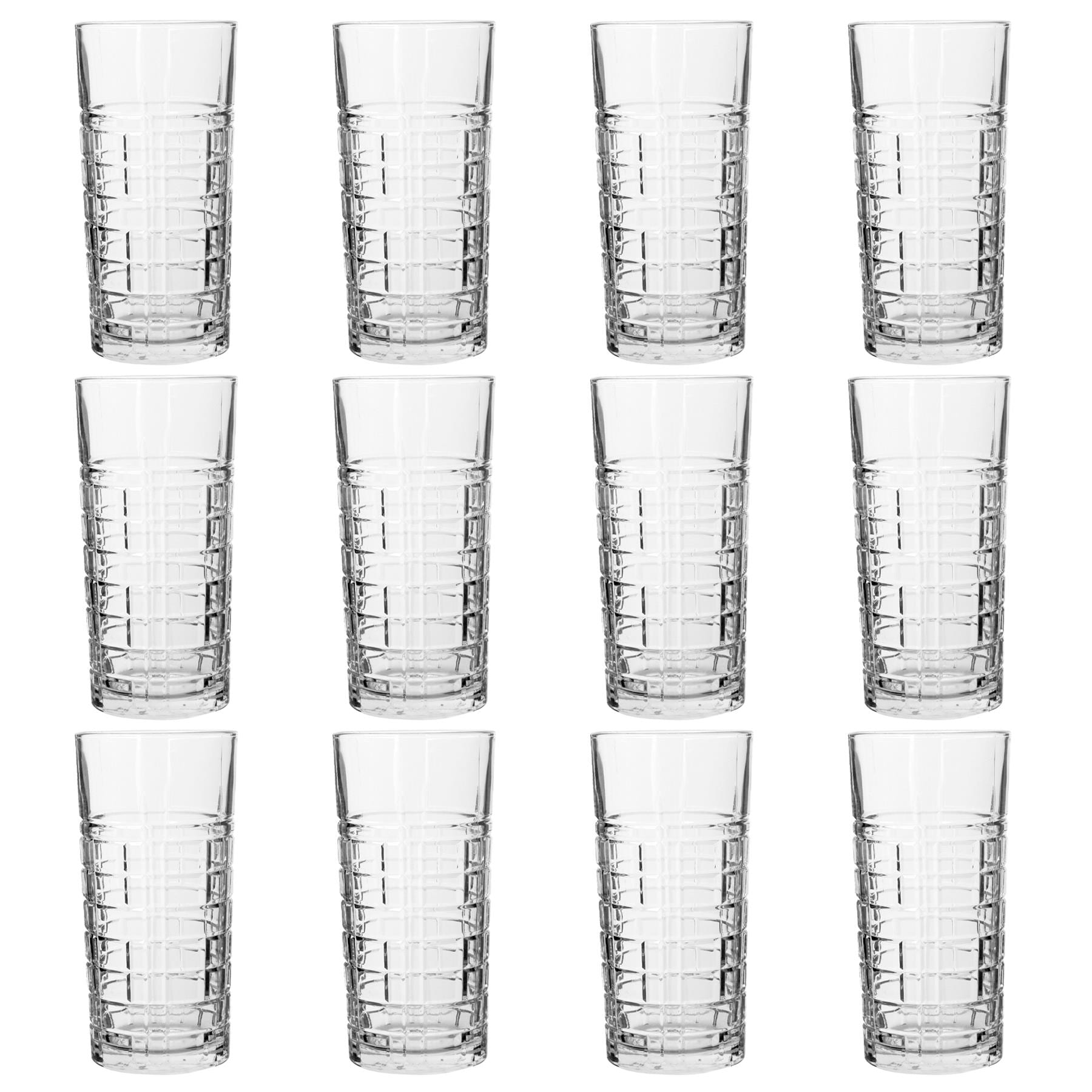 LAV Brit Highball Glasses - 356ml - Clear - Pack of 12