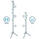 image 5 of Harbour Housewares Free-Standing Wooden Coat Rack - Grey