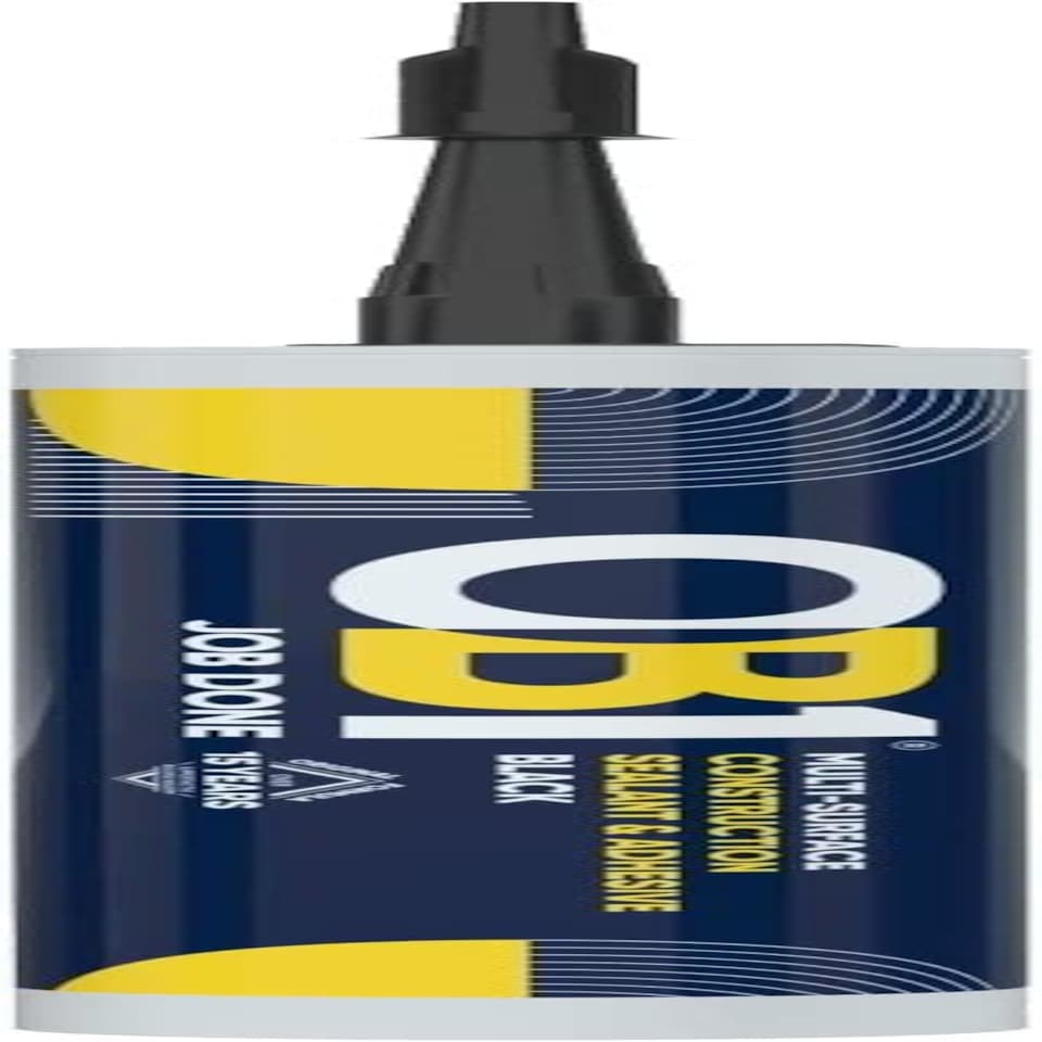 image 1 of OB1 Black - Multi-Surface Construction Sealant & Adhesive Waterproof Silicone