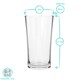 image 3 of Argon Tableware Conical Pint Beer Glasses - 568ml (20oz) - Pack of 24