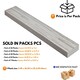 image 3 of Self Adhesive Floor Planks | 36x5.98in (91.4x15.2cm) Each | Peel & Stick Vinyl Flooring | Slatewood Flow Effect | Waterproof Tiles for Home DIY Floors Brown | 4.17 sqm