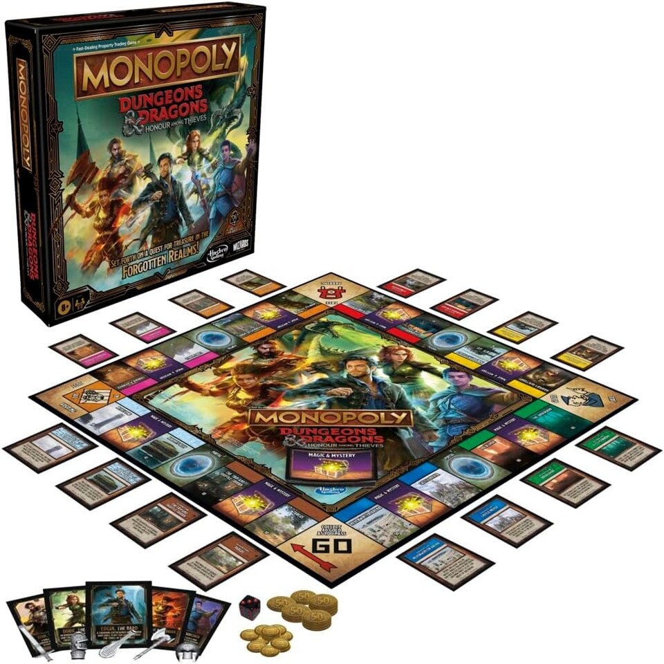 image 1 of Monopoly Dungeons and Dragons movie