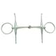image 1 of Korsteel Stainless Steel Jointed Fulmer Snaffle Bit - Silver - 5in