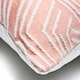 image 3 of BHS Luxury Chevron Cushion with Velvet, Pink