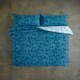 image 7 of Cow Parsley Botanical Print Duvet Cover Set – Cotton Rich 200 Thread Count Soft Bedding Green | Super King