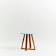 image 5 of Interiors by Premier Viborg Blue Bamboo Round Stool