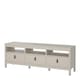 image 4 of Barcelona TV Unit 3 Drawers in Cashmere Cream