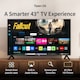 image 3 of HYE 43" Inch 4K LED Tizen OS WiFi Frameless Smart TV - 43UHDS2008